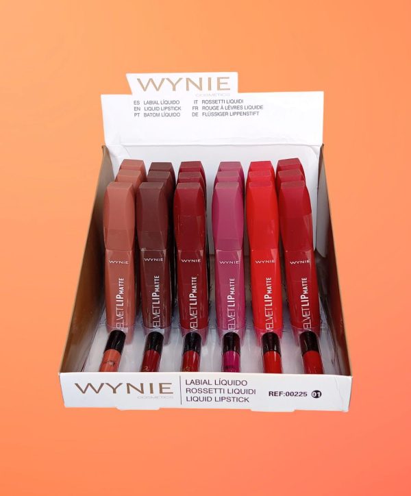 ( Pack Of 6 ) Wynie Velvet Lip Matte Lipgloss