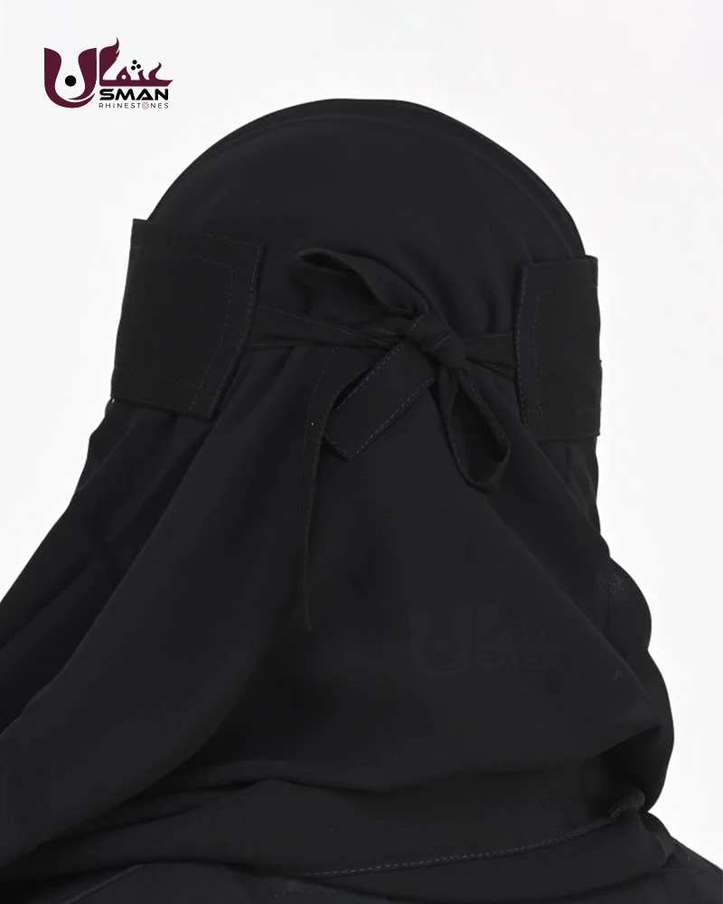 Saudi Niqab Printed Calligraphy – Princess - Image 2