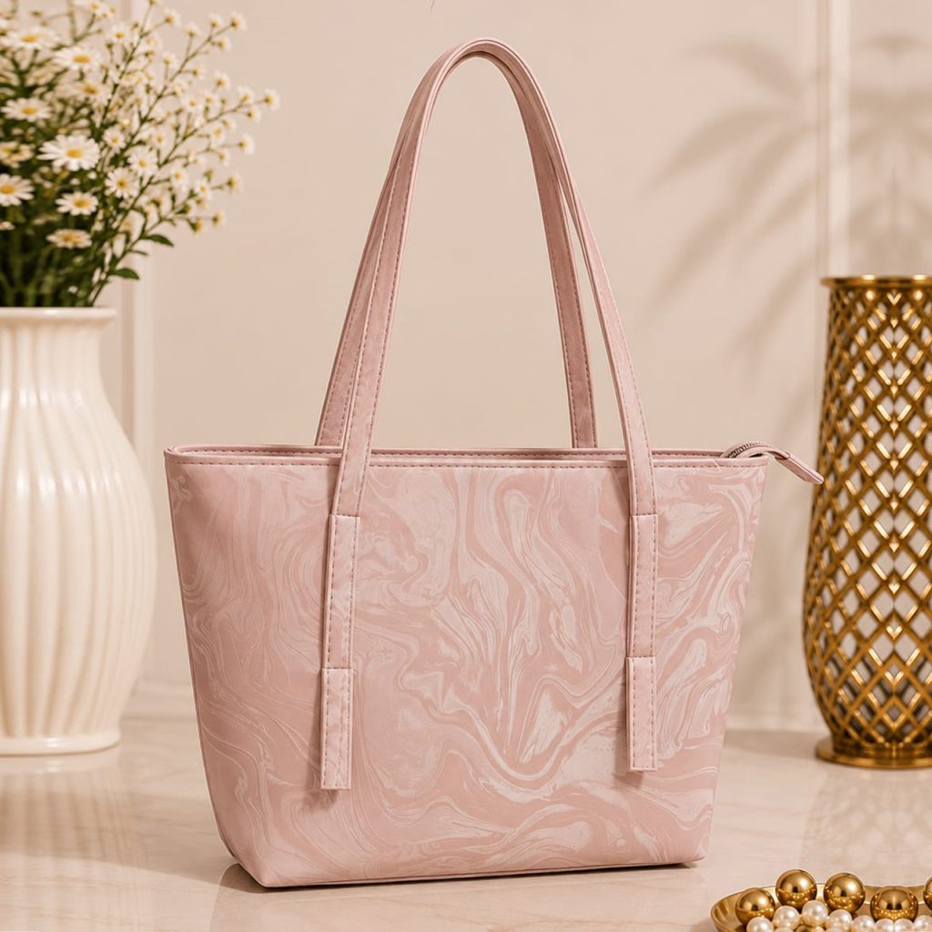 Elegant Marble Texture Tote Bag