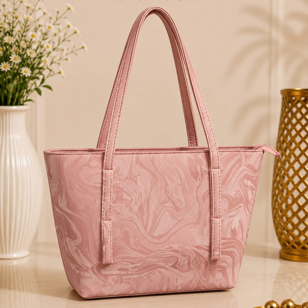 Elegant Marble Texture Tote Bag