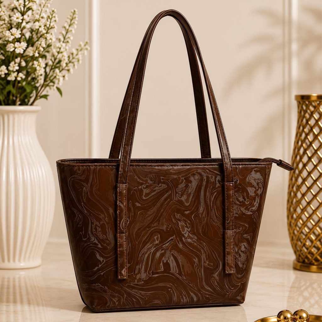 Elegant Marble Texture Tote Bag