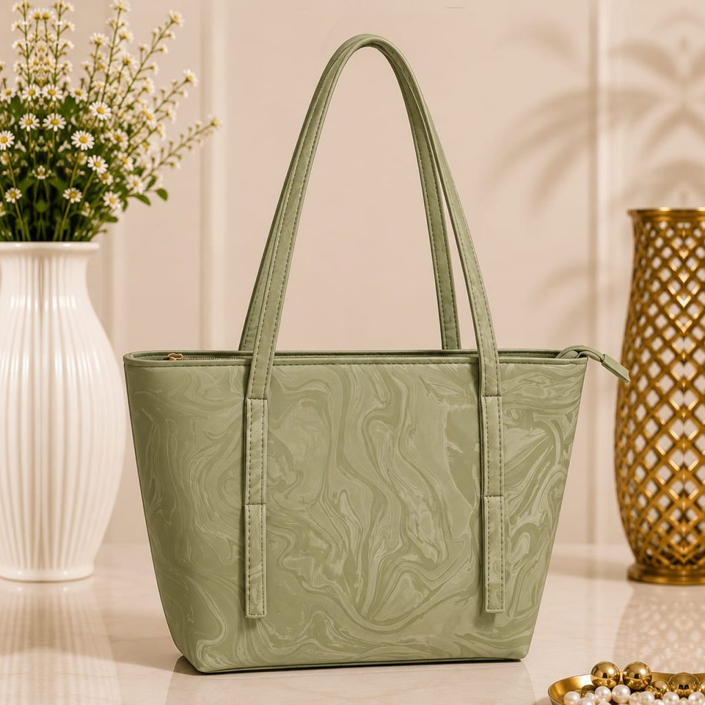 Elegant Marble Texture Tote Bag