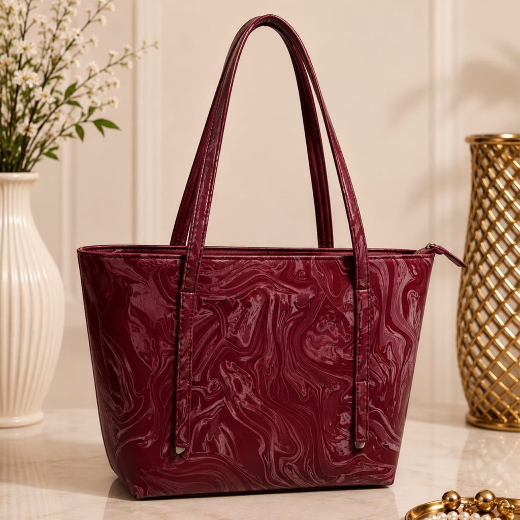 Elegant Marble Texture Tote Bag