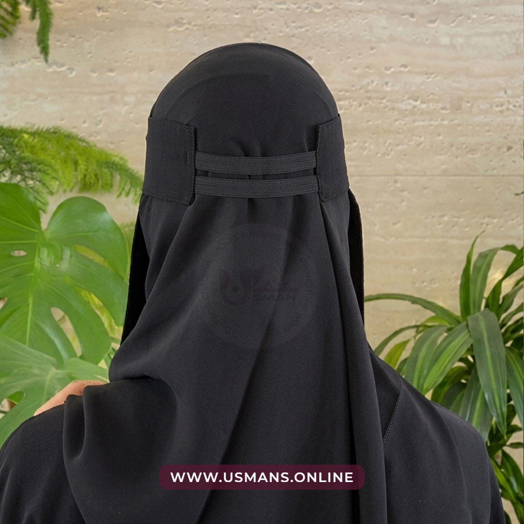 Back Elastic Saudi Niqab